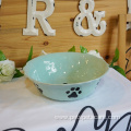 Anti Slip Feeding Pet Puppy Kitten Ceramics Bowl